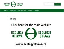 Tablet Screenshot of ecologyottawa.org